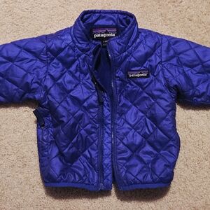 Patagonia Blue Quilted Jacket